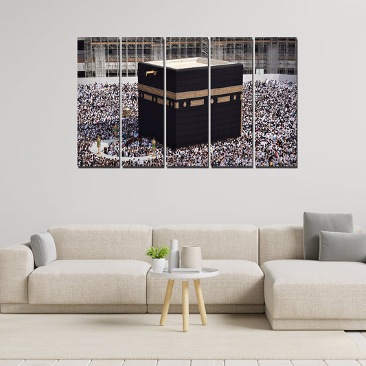 Kaaba Premium Wall Painting Set of Five Pieces