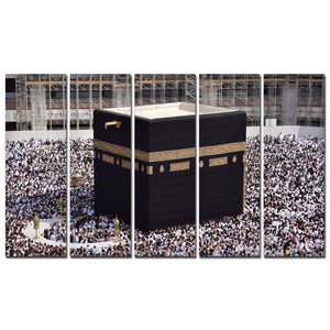 Kaaba Premium Wall Painting Set of Five Pieces