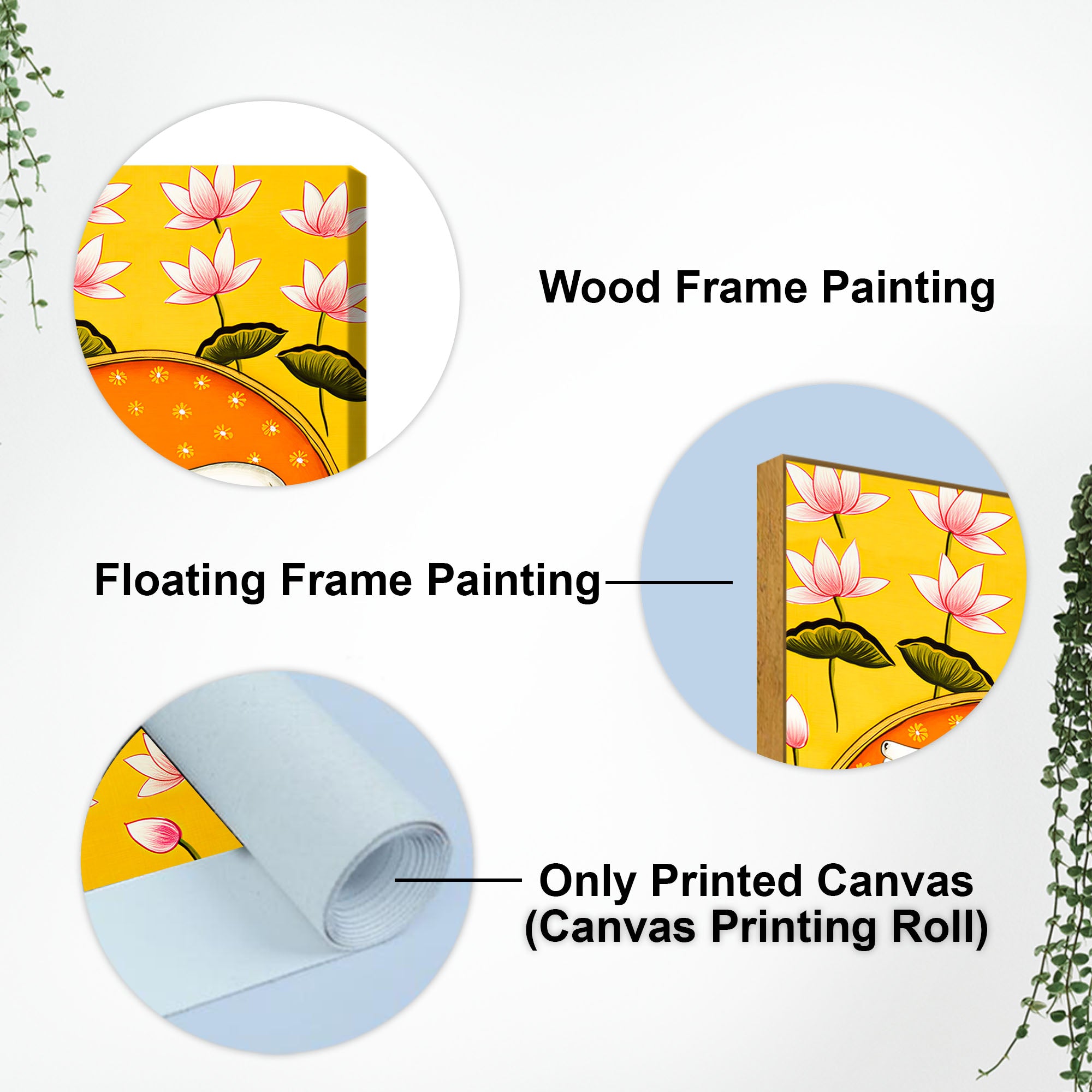 Kamdhenu Cow Pichwai Canvas Painting | Traditional Indian Wall Art