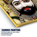 Khatu Shyam Ji Devotional Canvas Wall Painting | Pooja Room Home Decor