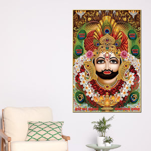 khatu-shyam-ji-face-canvas-painting-devotional-hindu-wall-art-for-living-room