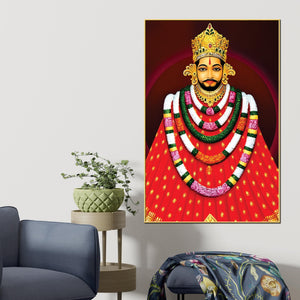  khatu-shyam-ji-traditional-canvas-painting-mandir-wall-decor