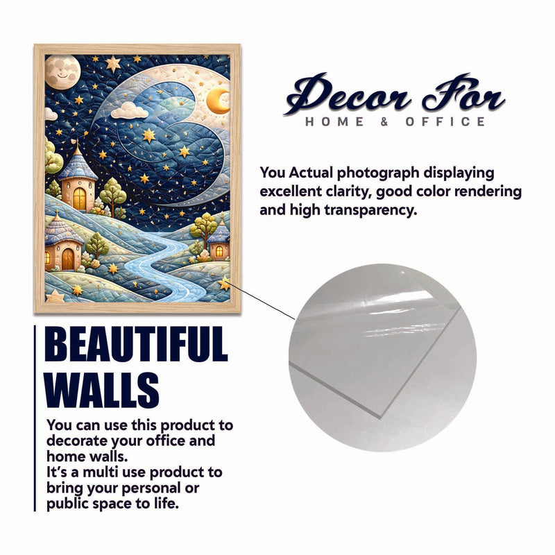 Kids Fantasy Wall Frame Set of Four