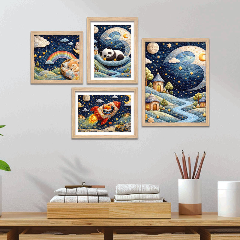 kids-fantasy-wall-frame-set-of-four