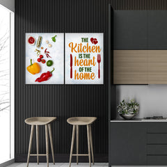 Kitchen Quotes Premium Canvas Wall Painting