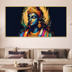 Krishna Calm Face Spiritual Painting