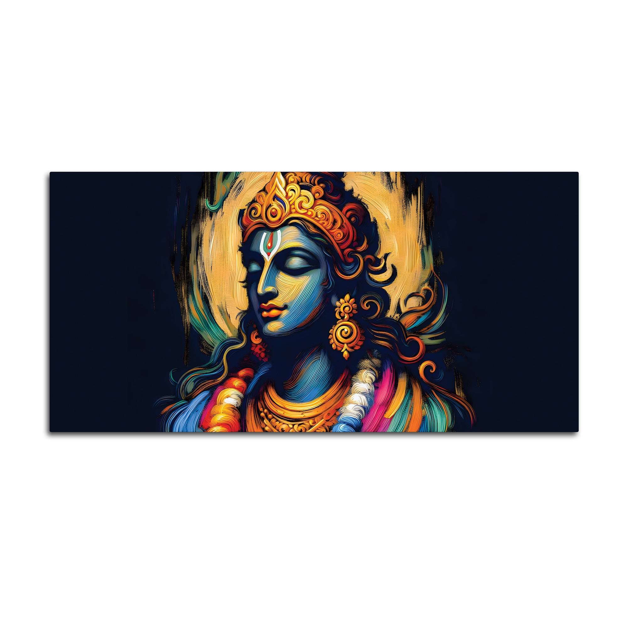 Krishna Calm Face Spiritual Painting