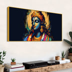 Krishna Calm Face Spiritual Painting