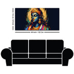 Krishna Calm Face Spiritual Painting