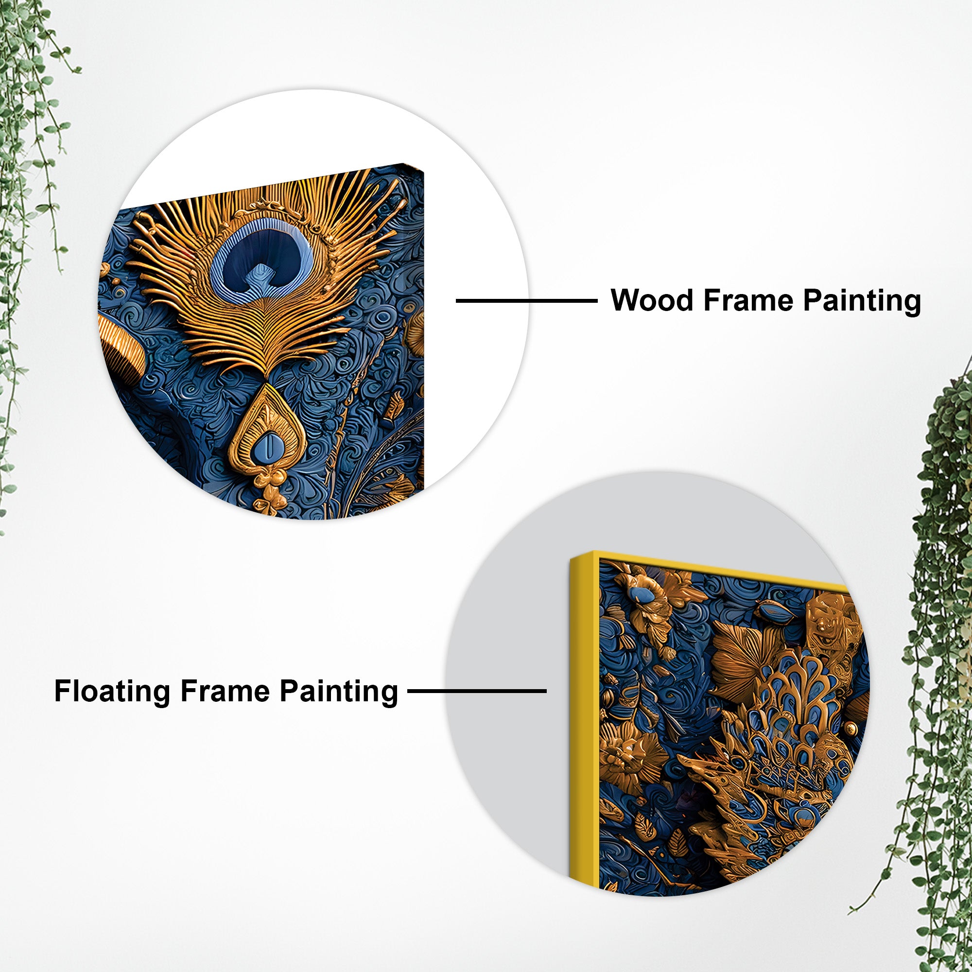 Krishna Divine Eye Spiritual Painting for Decoration