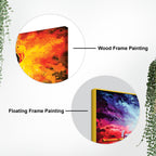 Krishna Flute Vibrant Color Wall Painting