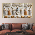 Krishna in Vrindavan with Gopis 3D Canvas Wall Painting