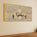 Krishna Kaliya Naag Leela Canvas Wall Painting – Lord Krishna Art