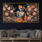 Krishna Royal Look Crystal Glass Painting for Interior Décor