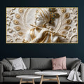 Krishna's Divine Flute 3D Canvas Wall Painting
