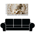 Krishna's Divine Flute 3D Canvas Wall Painting