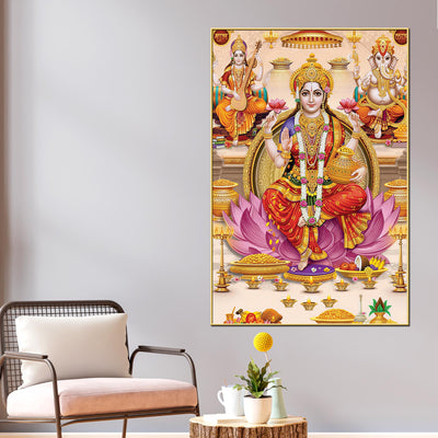 lakshmi-ganesh-saraswati-wall-painting-wealth-wisdom-art