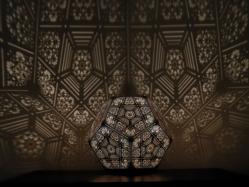 Laser-Cut Decorative Table Light