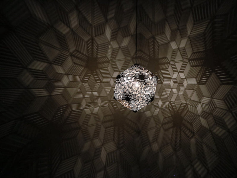 Laser-Cut Hanging Shadow Lamp