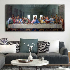 Last supper of Jesus Canvas Wall Painting