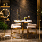 Lavish Center Table with 4 Accent Stools