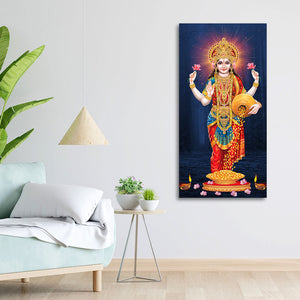 Laxmi Mata Canvas Wall Painting