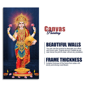 Laxmi Mata Canvas Wall Painting