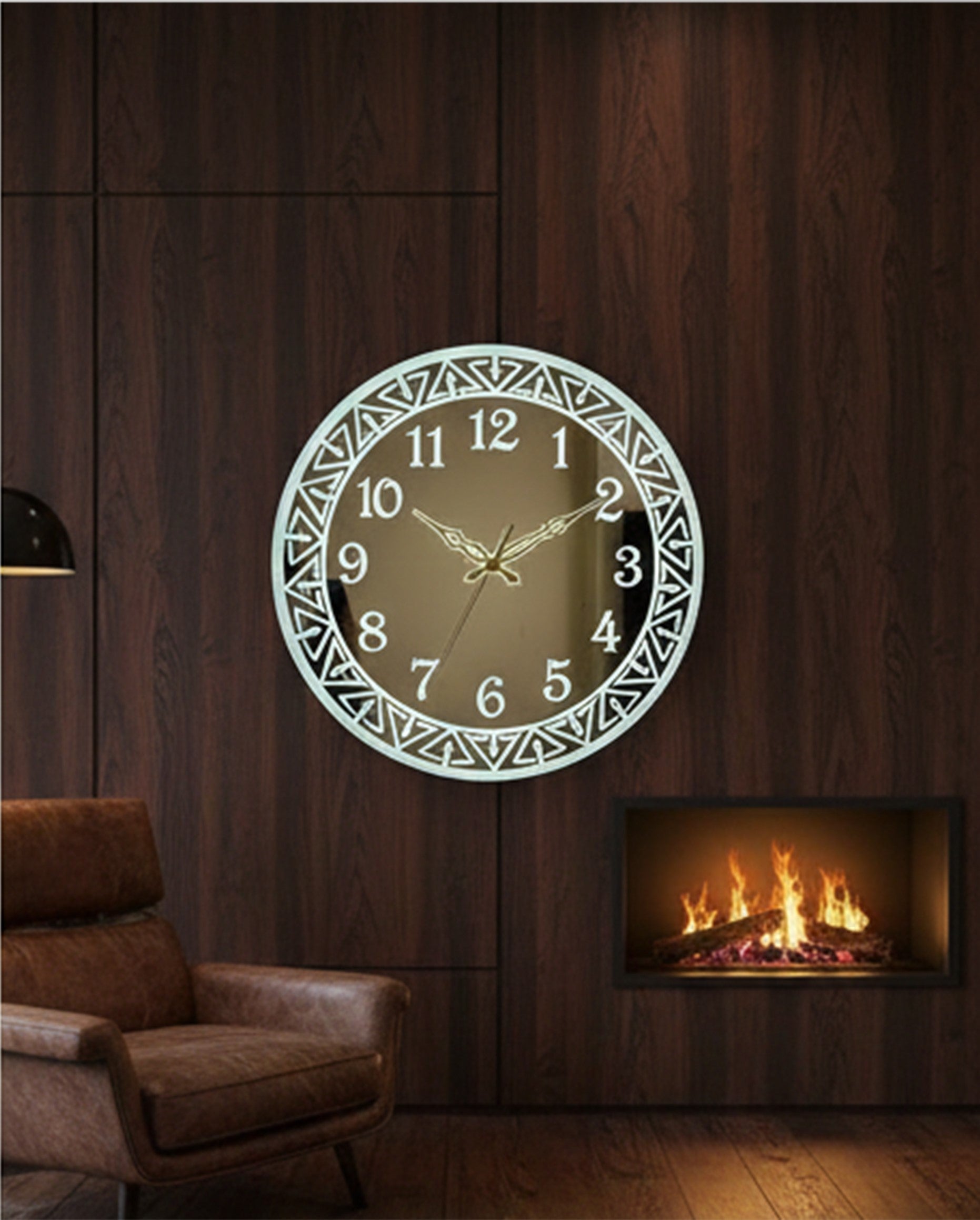 LED Mirror Wall Clock | Modern Designer Decorative Clock for Home & Office