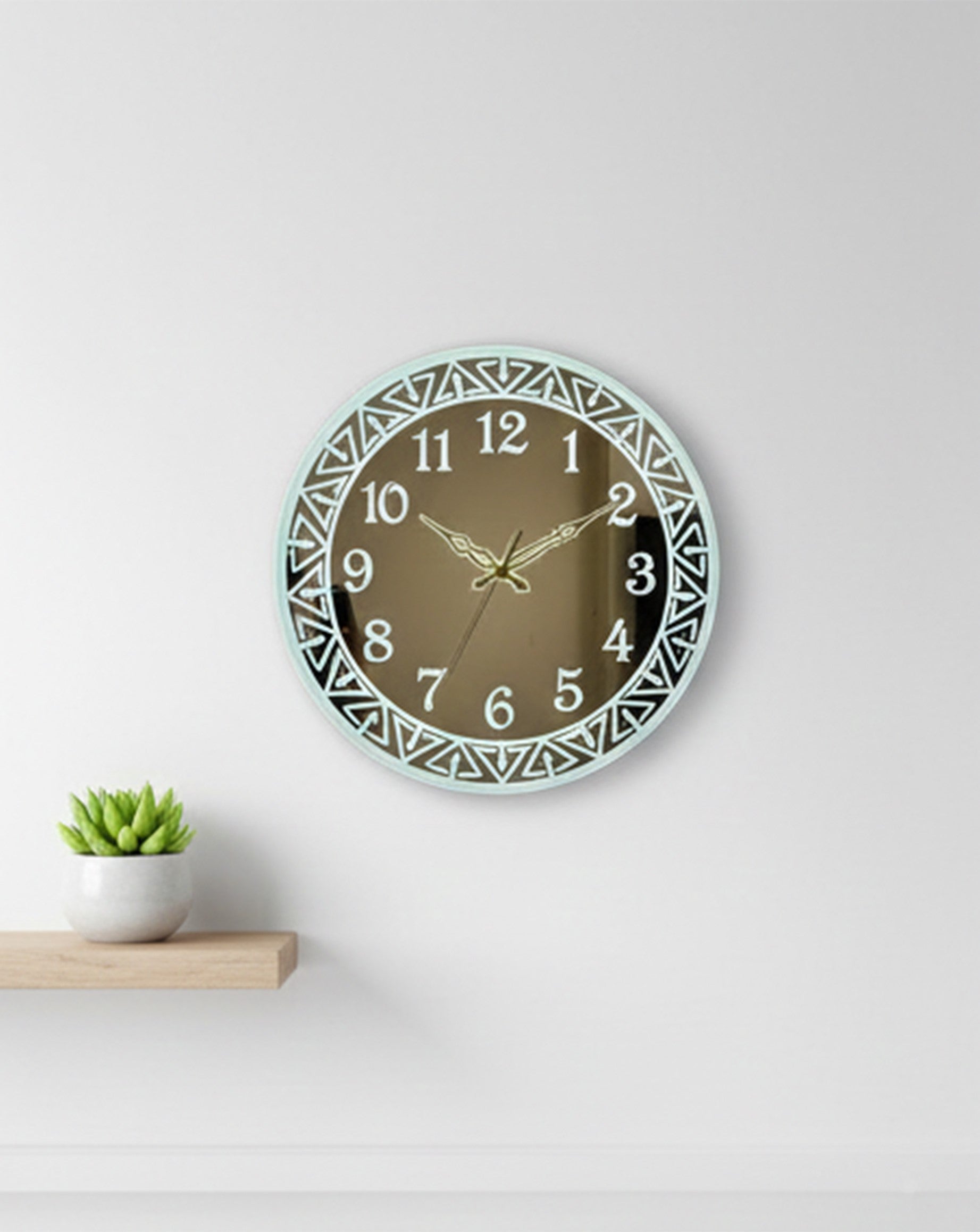 LED Mirror Wall Clock | Modern Designer Decorative Clock for Home & Office
