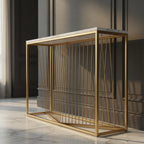 linear-design-golden-metal-stand-console-marble-table