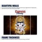 Little Lord Ganesha Premium Wall Painting of Five Pieces