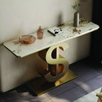 Luxury Dollar Symbol Console Table for Modern Homes