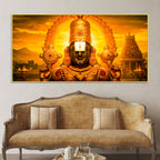 Lord Balaji Canvas Wall Painting for Home & Mandir