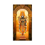 Lord Balaji Canvas Wall Painting | South Indian Temple Art for Home & Pooja Décor