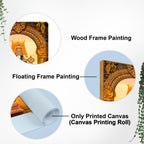 Lord Balaji Canvas Wall Painting | South Indian Temple Art for Home & Pooja Décor