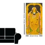 Lord Balaji Tirupati Canvas Painting | Venkateswara Wall Art for Home Decor