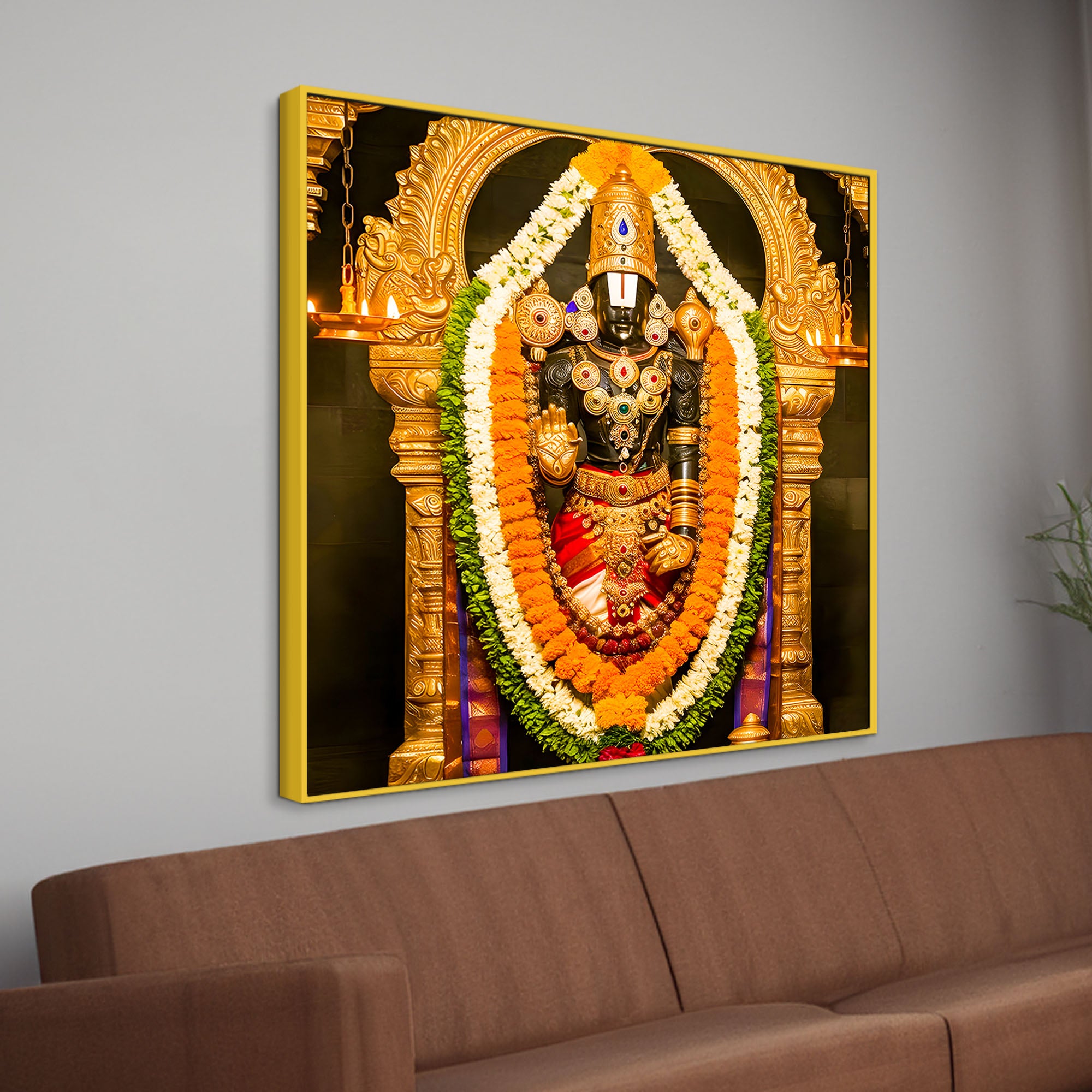 Lord Balaji Wall Painting for Mandir & Living Room