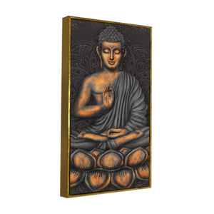 Lord Buddha in Forest  Premium Canvas Wall Painting