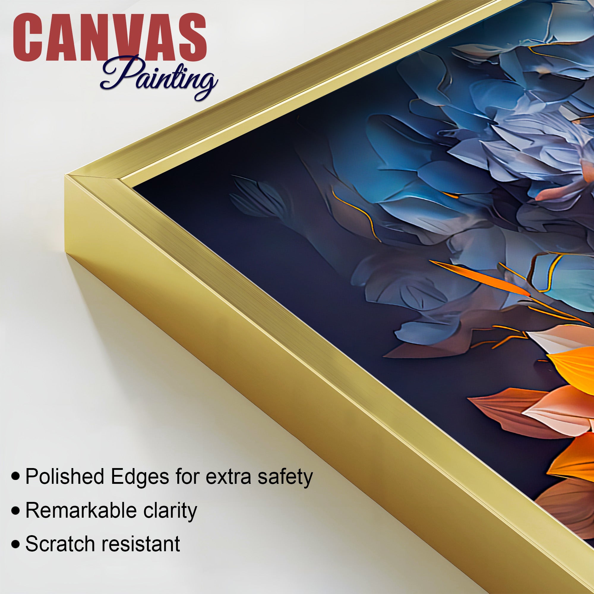 Lord Buddha Lotus Wall Painting for Spiritual Home Decoration