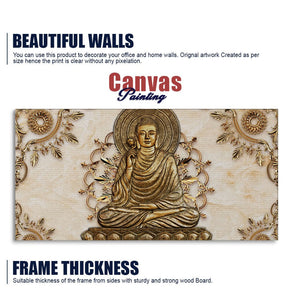 Lord Buddha Luxury Canvas Wall Painting