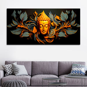 Lord Buddha Wall Painting for Home, Office & Meditation Room