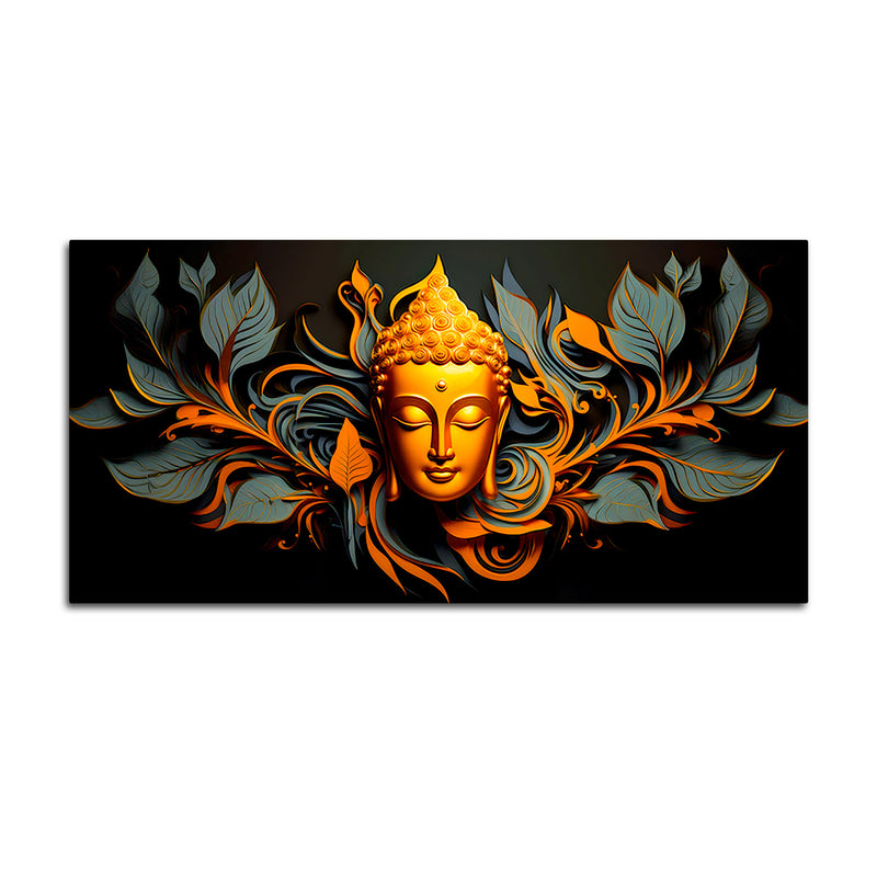 Lord Buddha Wall Painting for Home, Office & Meditation Room