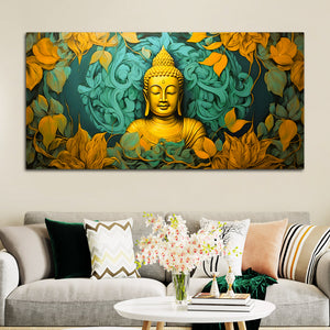 Lord Buddha Wall Painting for Peaceful & Positive Home Energy