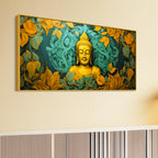 Lord Buddha Wall Painting for Peaceful & Positive Home Energy