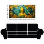 Lord Buddha Wall Painting for Peaceful & Positive Home Energy