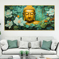 lord-buddha-wall-painting-with-green-floral-background-for-home-decor
