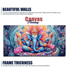 Lord Ganesh Decorative Artistic Canvas Wall Painiting