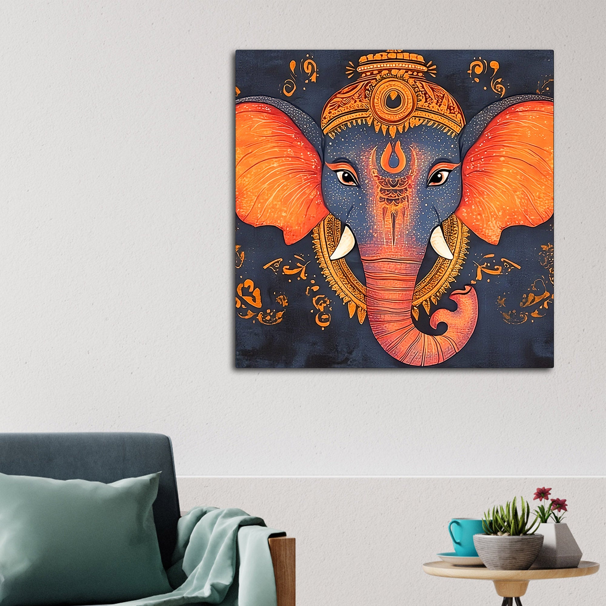 Lord Ganesh Ji Spiritual Painting