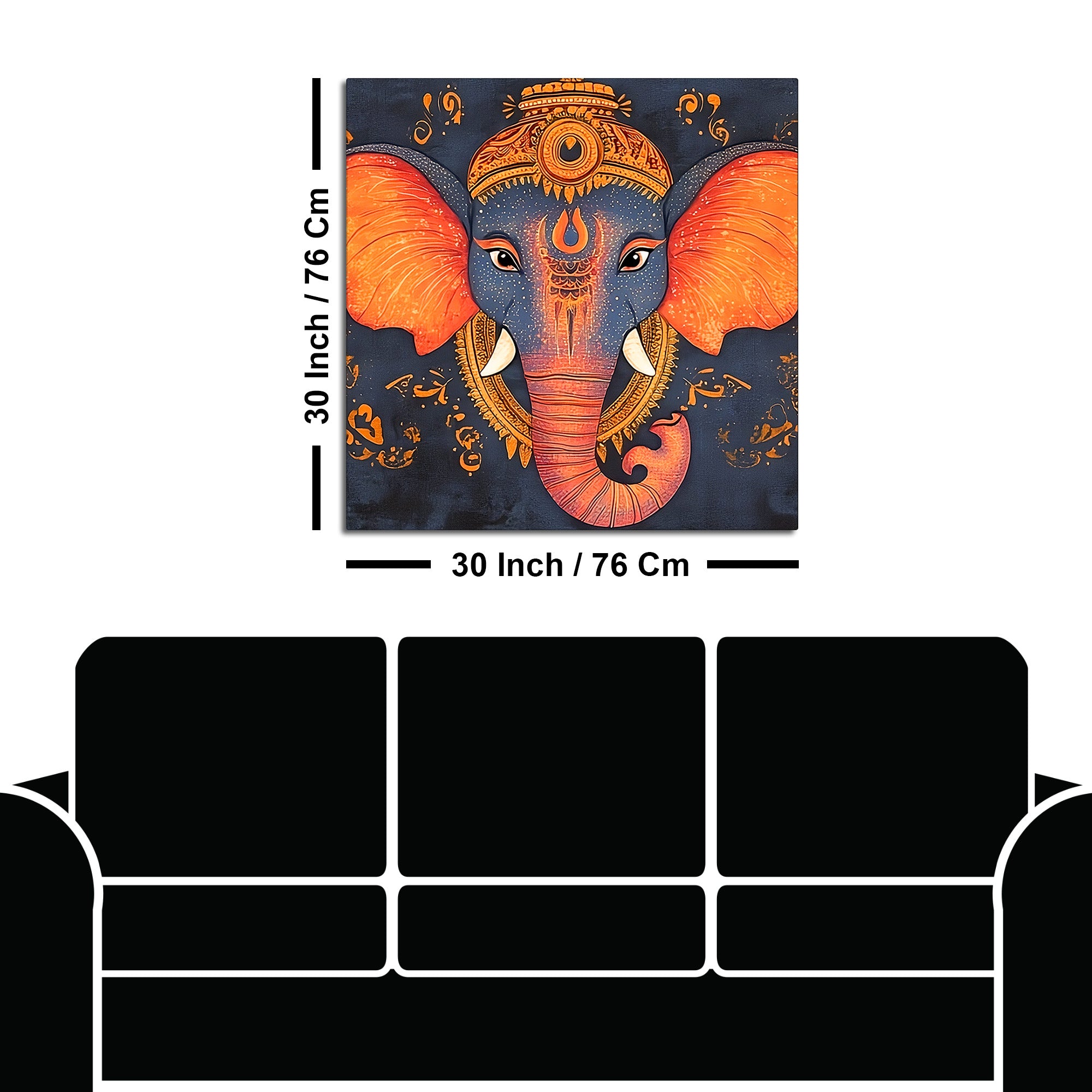 Lord Ganesh Ji Spiritual Painting