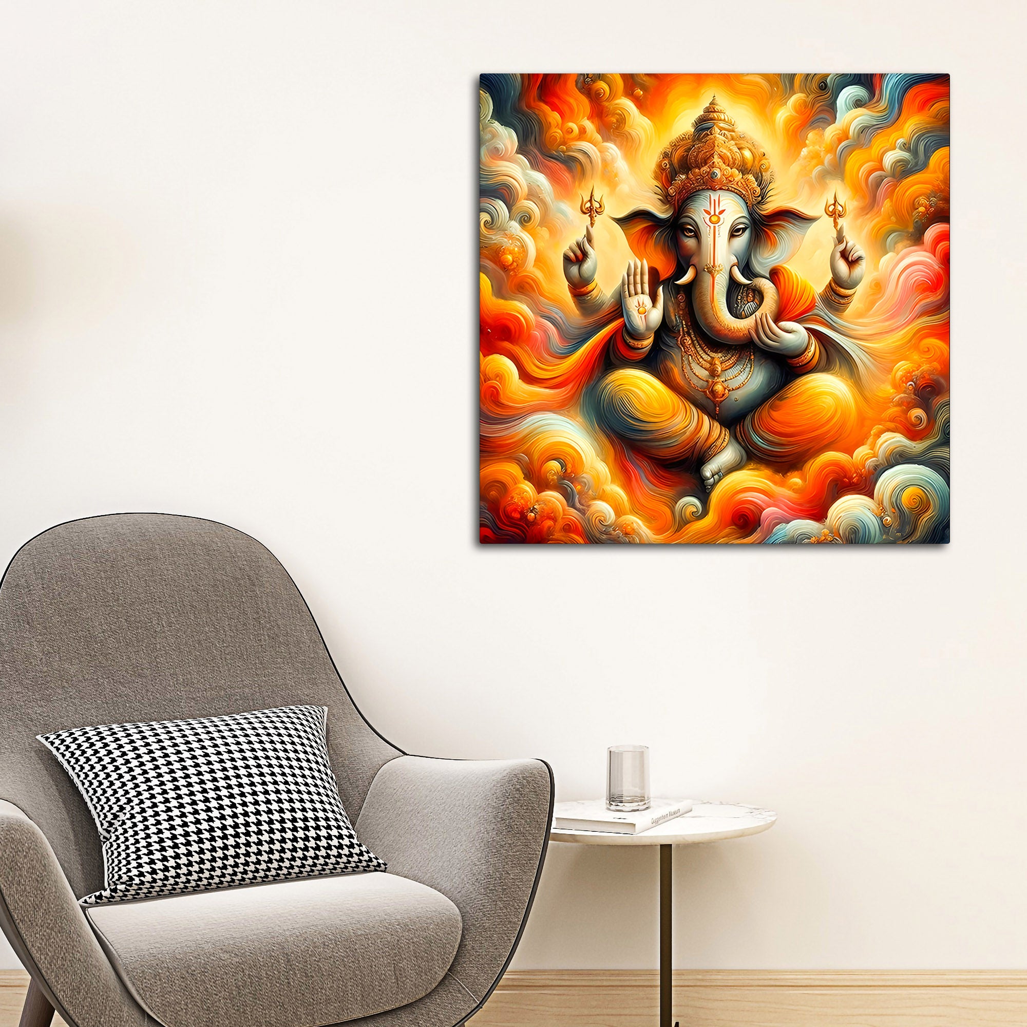 Lord Ganesh Ji Wall Painting